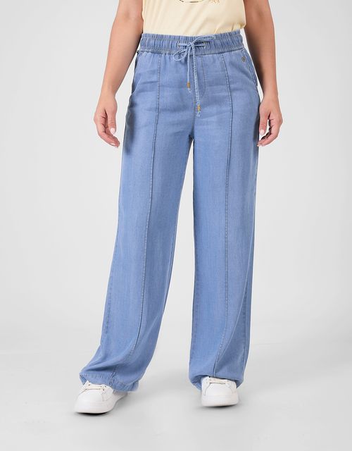 Jean Wide Leg Mujer Krisny Celeste