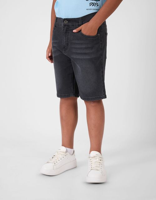 Bermuda Jovencito Lofne Gris Plata Foc