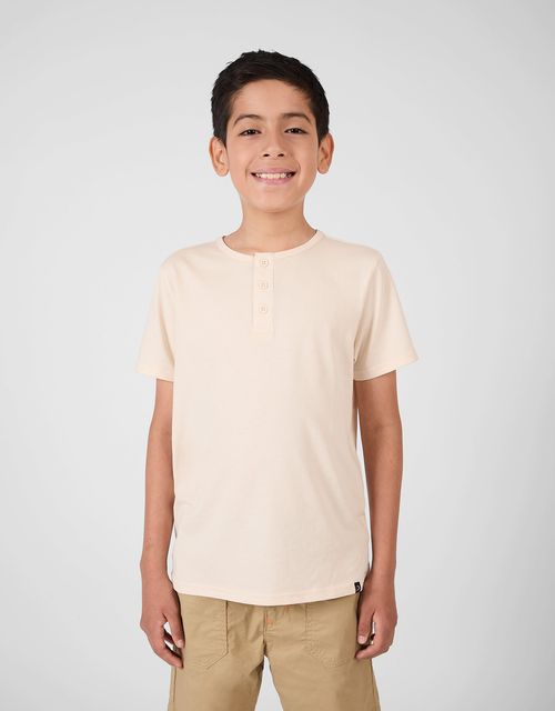 Polo Manga Corta Niño Coter Cream