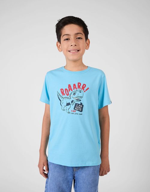 Polo Manga Corta Niño Robbyx Turqueza