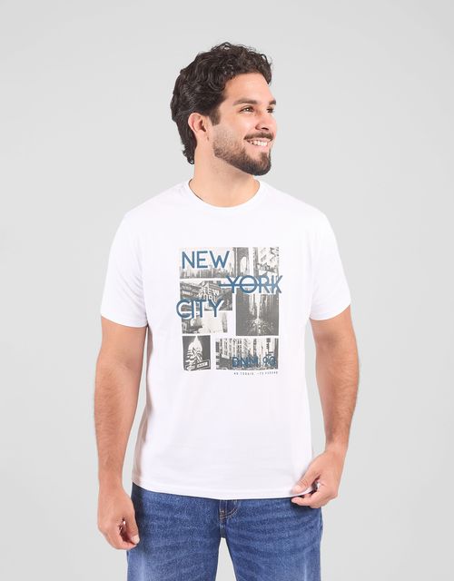 Polo Manga Corta Hombre Fazio Blanco