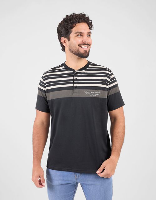 Polo Manga Corta Hombre Francih Charcoal