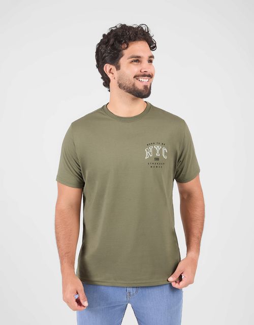 Polo Manga Corta Hombre Capun Verde Olivo