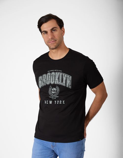 Polo Manga Corta Hombre Jhobb Negro