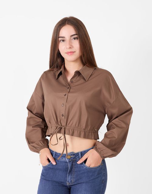Blusas Manga Larga Mujer Mikol Cocoa