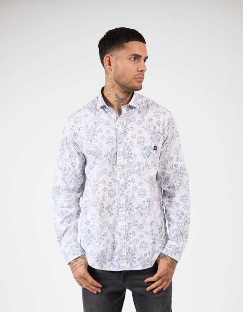Camisa Manga Larga Hombre Ventens Blanco