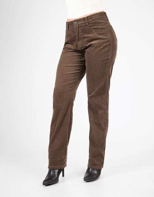 Pantalon Recto Mujer Darani Marron
