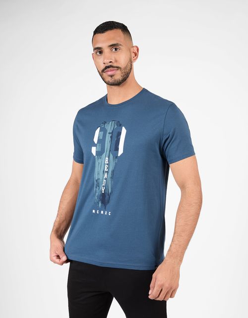 Polo Manga Corta Hombre Loker Denim