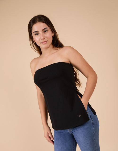 Strapless Mujer Saywa Negro