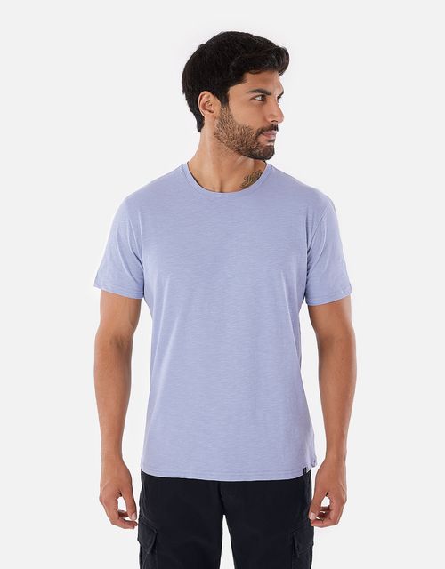 Polo Manga Corta Hombre Dereon Celeste