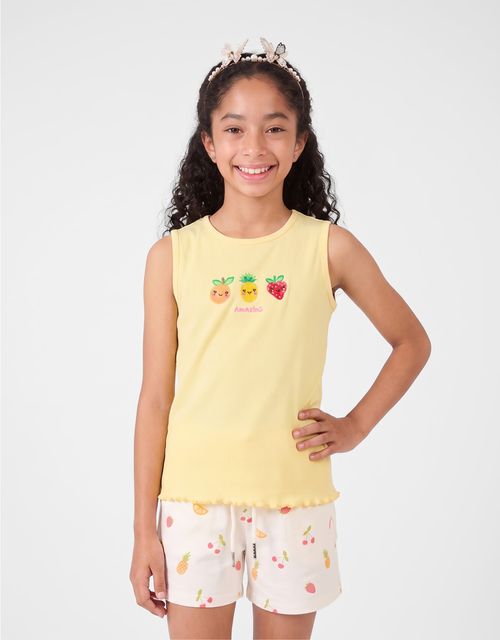 Polo M/Cero Niña Zandra Yellow Chips