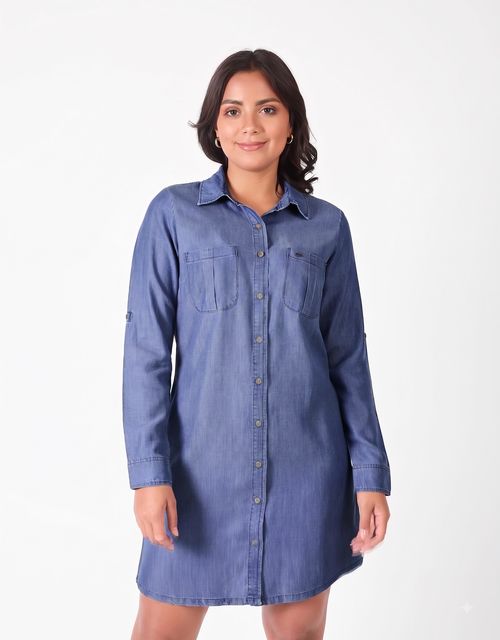 Vestido Manga Larga Mujer Adelik Stone