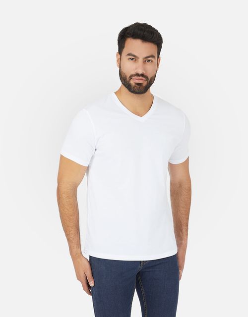 Polo Manga Corta Hombre Clivor Blanco